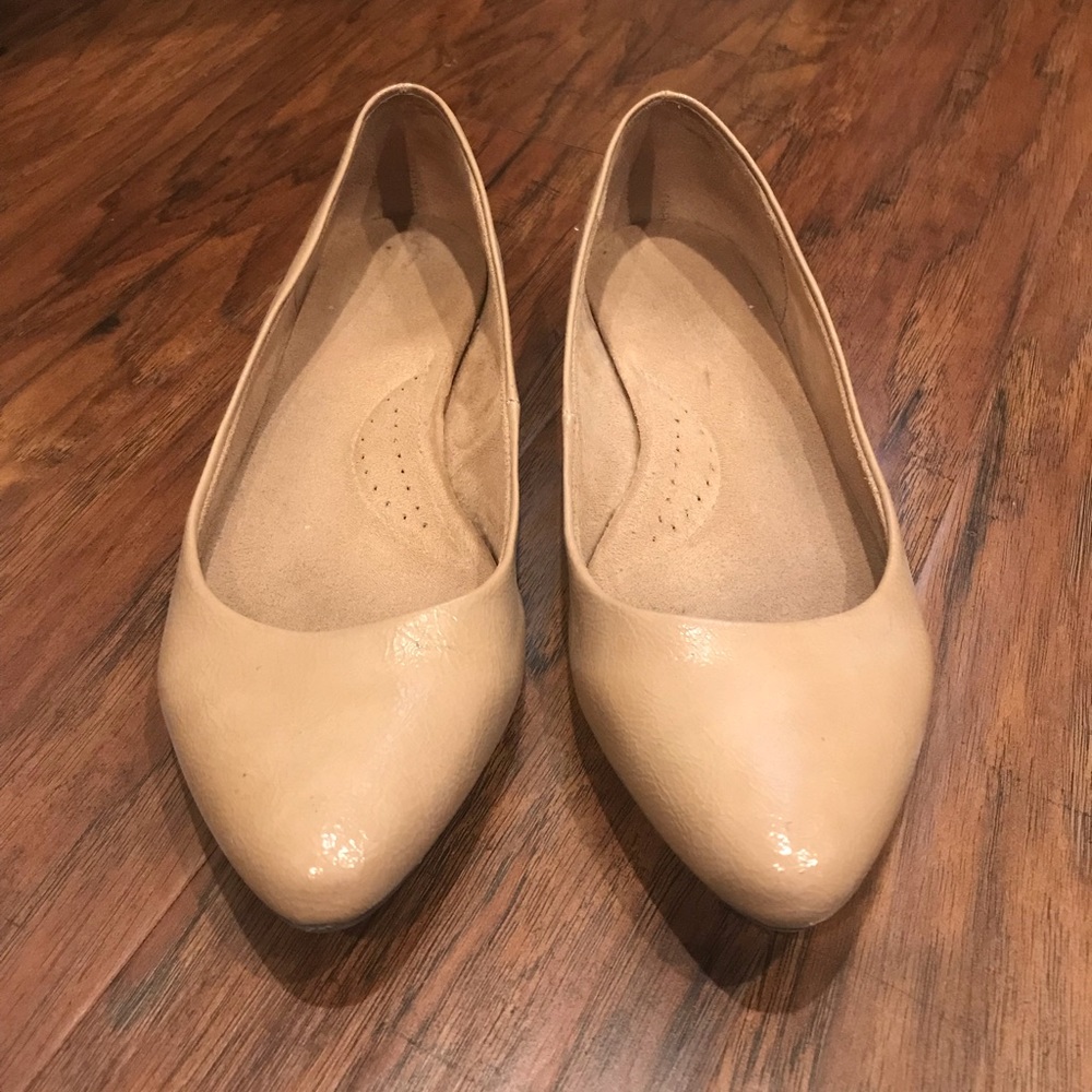 EUC Naturalizer Nude Pointed Flats
